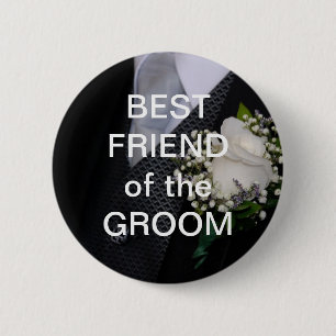 Badge Rond 5 Cm Meilleur ami du marié