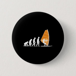 Badge Rond 5 Cm Meilleur Art de Planche à Voile Pour Hommes Femmes