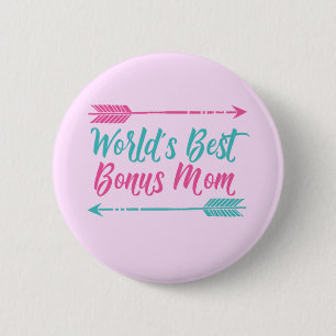Badge Rond 5 Cm Meilleur Bonus Maman du monde