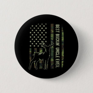Badge Rond 5 Cm Meilleur Boukine' Uncle Jamais Camion Drapeau Amér