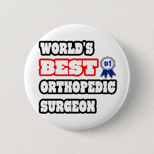 Badge Rond 5 Cm Meilleur chirurgien orthopédique du monde