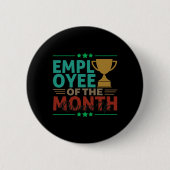 Badge Rond 5 Cm Meilleur Employé Du Mois Runner Up Office (Devant)