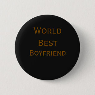 Badge Rond 5 Cm Meilleur mari petit ami homme journée de la Saint-
