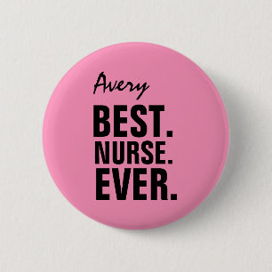 Badge Rond 5 Cm Meilleur nom toujours fait sur commande ROSE V12