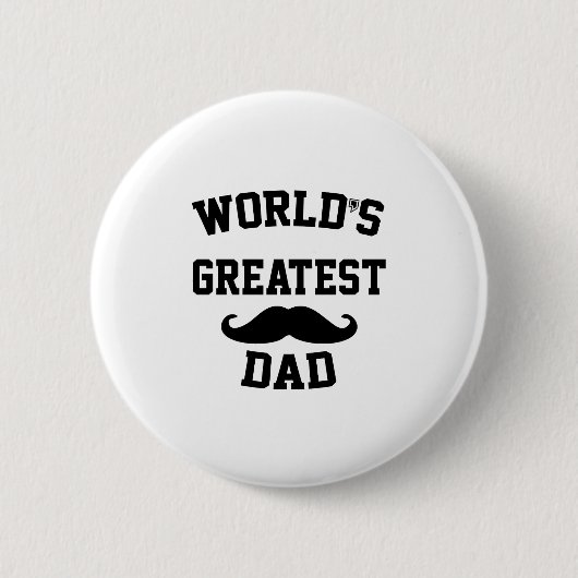Badge Rond 5 Cm Meilleur papa du monde (Devant)