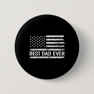 Badge Rond 5 Cm Meilleur Papa Jamais Avec Nous Drapeau Américain C