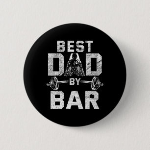 Badge Rond 5 Cm Meilleur Papa Par Bar Pour Gymnase Entraînement Da