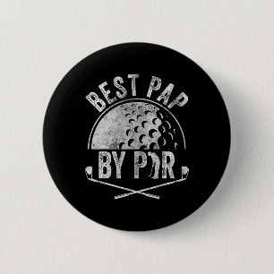 Badge Rond 5 Cm Meilleur Papa Par Par Chemise Golf Amateur Sports