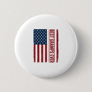 Badge Rond 5 Cm Meilleur Papi Patriote Drapeau Vector Design_1