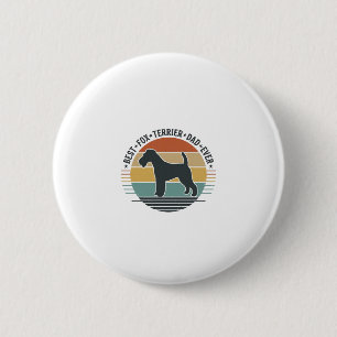 Badge Rond 5 Cm Meilleur père Fox Terrier de tous les temps T-shir