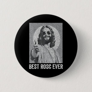 Badge Rond 5 Cm Meilleur ROSC Jour Drôle Pâques Jésus Infirmier Do