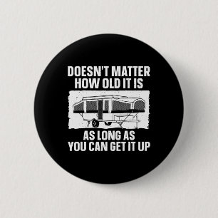 Badge Rond 5 Cm Meilleure illustration de camping-car pop-up pour