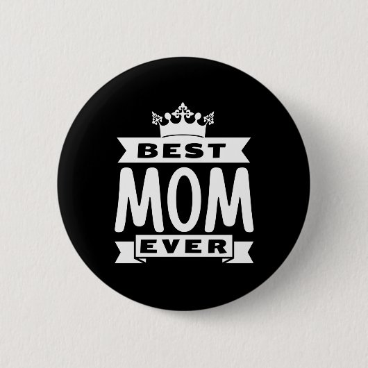 Badge Rond 5 Cm Meilleure maman jamais (Devant)