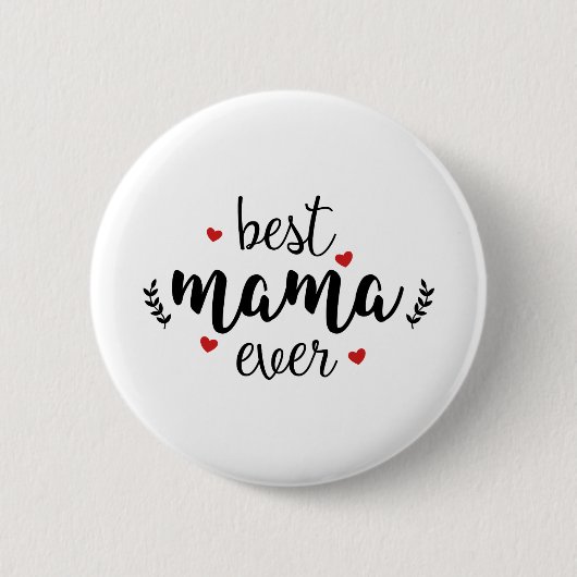 Badge Rond 5 Cm Meilleure maman jamais (Devant)