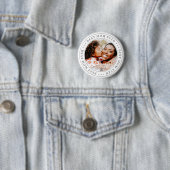 Badge Rond 5 Cm Meilleure maman jamais classique photo simple (En situation)
