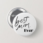 Badge Rond 5 Cm Meilleure maman | Javascript De Manutention Fun Cu (Devant & derrière)