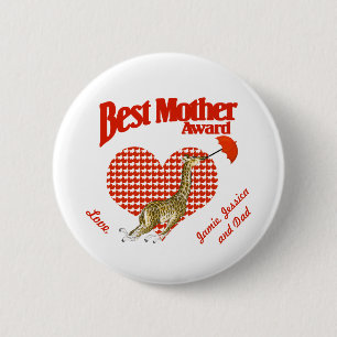 Badge Rond 5 Cm Meilleure mère Prix Keepsaké