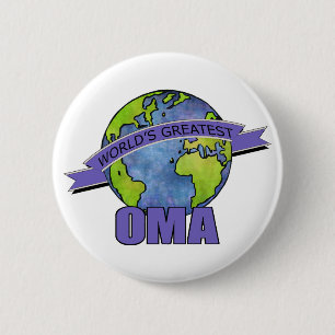 Badge Rond 5 Cm Meilleure Oma du monde