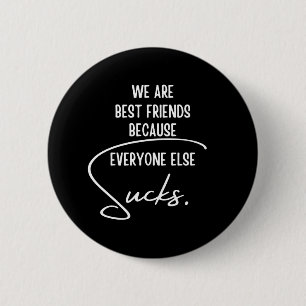 Badge Rond 5 Cm Meilleurs amis