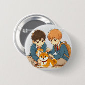 Badge Rond 5 Cm Meilleurs amis (Devant & derrière)