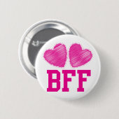 Badge Rond 5 Cm Meilleurs amis de BFF pour toujours ! ! ! (Devant & derrière)