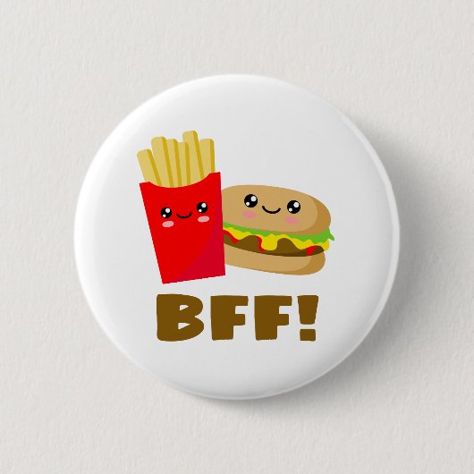 Badge Rond 5 Cm Meilleurs amis pour toujours (Devant)