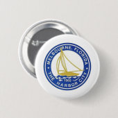 Badge Rond 5 Cm Melbourne, Floride (Devant & derrière)