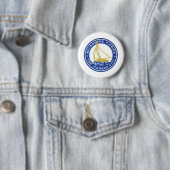 Badge Rond 5 Cm Melbourne, Floride (En situation)