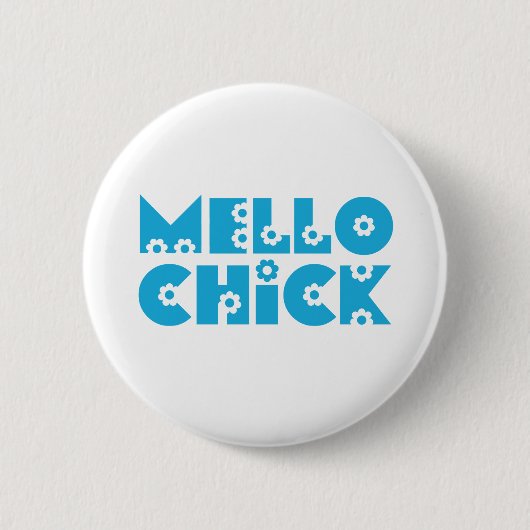 Badge Rond 5 Cm Mello Chick (Devant)