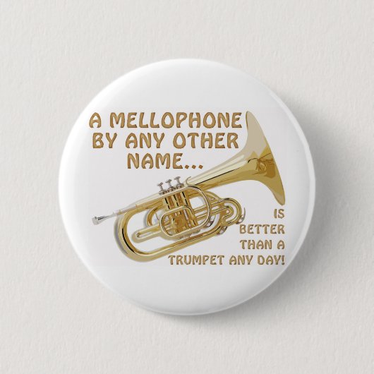 Badge Rond 5 Cm Mellophone par tout autre nom (Devant)