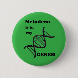 Badge Rond 5 Cm Melodeon Est Dans Mes Gènes