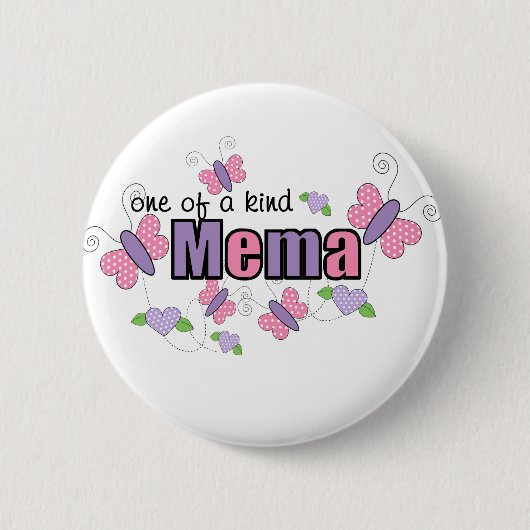 Badge Rond 5 Cm Mema Unique (Devant)