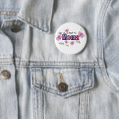 Badge Rond 5 Cm Mema Unique (En situation)