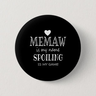 Badge Rond 5 Cm Memaw Est Mon Nom Grand-Maman Spéciale