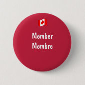 Badge Rond 5 Cm Membre (Devant)