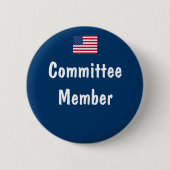 Badge Rond 5 Cm Membre du comité (Devant)