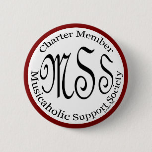 Badge Rond 5 Cm Membre Fondateur Société de soutien aux mélomanes