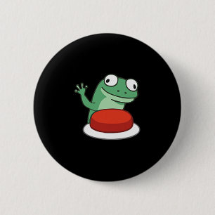 Badge Rond 5 Cm Mème Bouton Lizard drôle