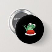 Badge Rond 5 Cm Mème Bouton Lizard drôle (Devant & derrière)