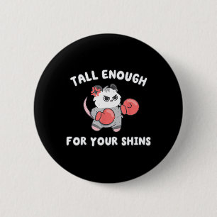 Badge Rond 5 Cm Mème de boxe opossum drôle assez grand pour les ti