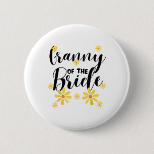 Badge Rond 5 Cm Mémé de l'équipe de la famille de la mariée Shower