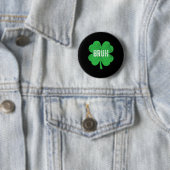 Badge Rond 5 Cm Mème de trèfle Bruh drôle de la Saint-Patrick pour (En situation)