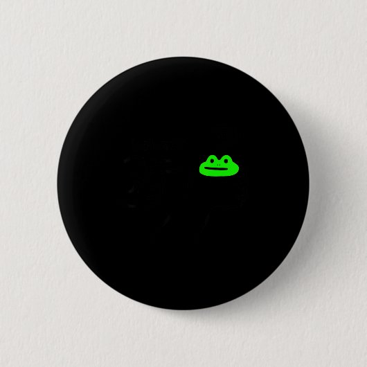 Badge Rond 5 Cm Meme Grenouille Malhonnête Se Comporter Pas Drôle  (Devant)