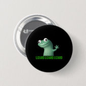 Badge Rond 5 Cm Mème Lizard Lizard Lizard Lizard Drôle T-s Graphiq (Devant & derrière)