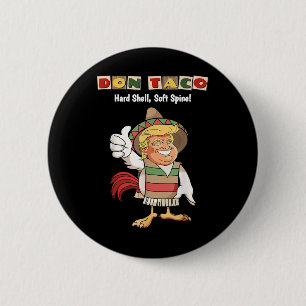 Badge Rond 5 Cm Mème Trump abandonne toujours la partie, Allons Ta