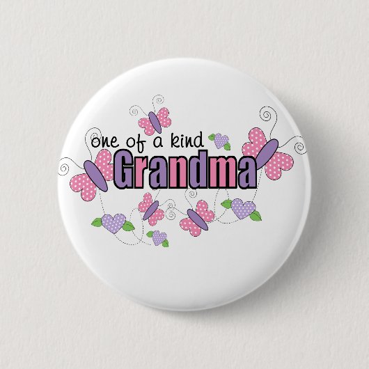Badge Rond 5 Cm Mémé Unique (Devant)