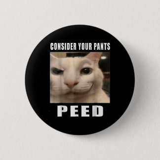 Badge Rond 5 Cm Mèmes de chats stupides amusants par 919 Designs C