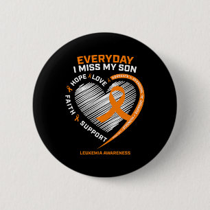 Badge Rond 5 Cm Mémoire En Souvenir De Mon Fils Sensibilisation À