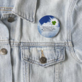 Badge Rond 5 Cm Mémorial de shamrock (En situation)