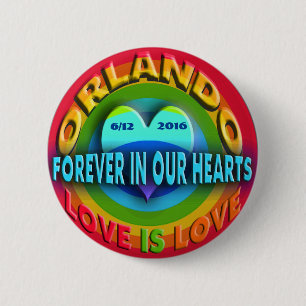 Badge Rond 5 Cm Mémorial d'Orlando